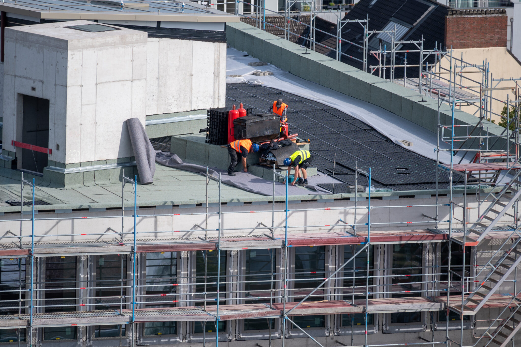 New commercial roof installation in Massachusetts New commercial roof installation in Massachusetts
